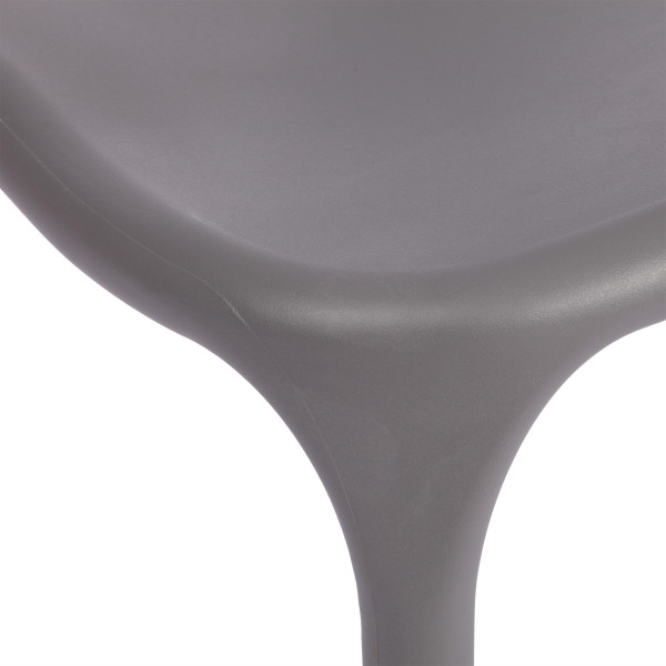 Стул TON (mod. PC36) пластик, 49,5 х 50 х 75,5 см , Dark-grey (тёмно-cерый) 15537 фото № 8