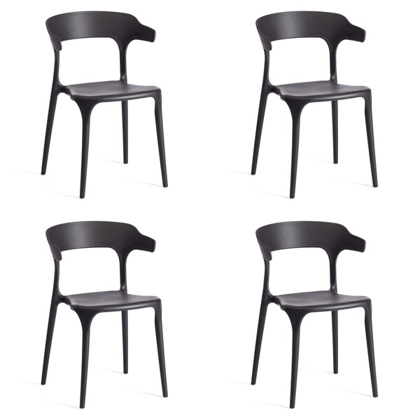 Стул TON (mod. PC33) пластик, 49 x 52 x 74 см, Black (черный) 05 фото № 9