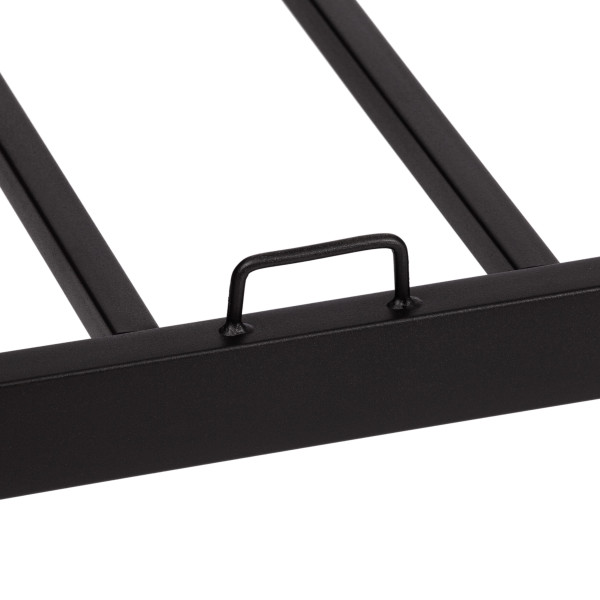 Кровать Federica (mod. AT-881) дерево гевея/металл, 160*200 см (Queen bed), красный дуб/черный фото № 9