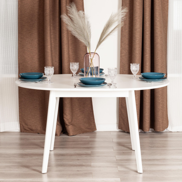 Стол обеденный SVELTO ДСП, 105 х 105 (140) х 74.5 см, Белый /белый фото № 12