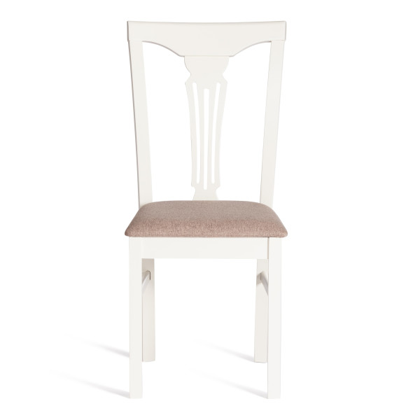 Стул - Гермес/ Hermes дерево гевея, 43х49х94см, Ivory white, ткань серая (TM-164) фото № 5