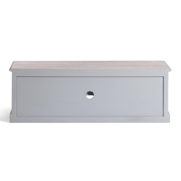 TV тумба Secret De Maison BRIGHTON ( mod.DA-2141 ) дерево акации/МДФ, 133х45х45 см, Antique grey/grey wash фото № 3