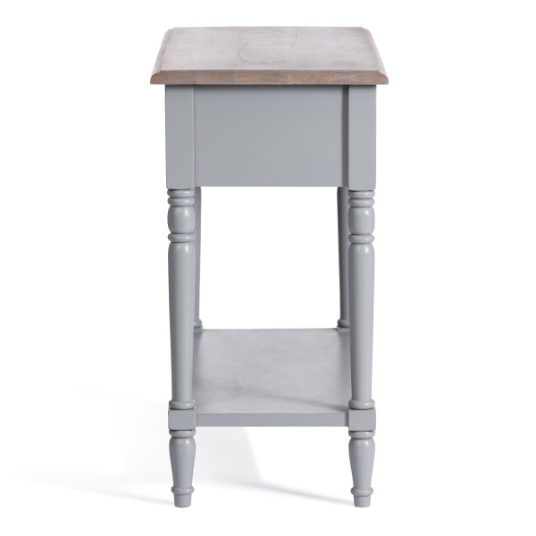 Консоль Secret De Maison BRIGHTON ( mod.OD-002 ) дерево акации/МДФ, 100х45х85 см, Antique grey/grey wash фото № 2