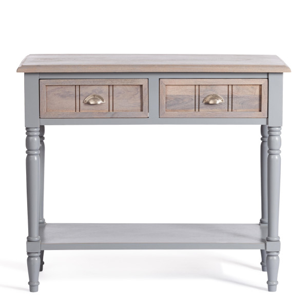 Консоль Secret De Maison BRIGHTON ( mod.OD-002 ) дерево акации/МДФ, 100х45х85 см, Antique grey/grey wash фото № 4