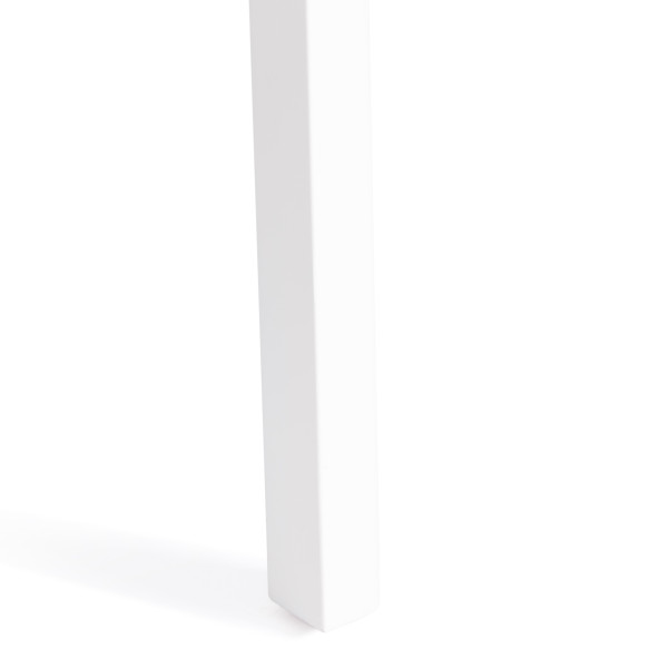 Стол ALIGERY ЛДСП/HPL/металл, 130 х 75+30 х 75 см, Мрамор светлый/белый фото № 12