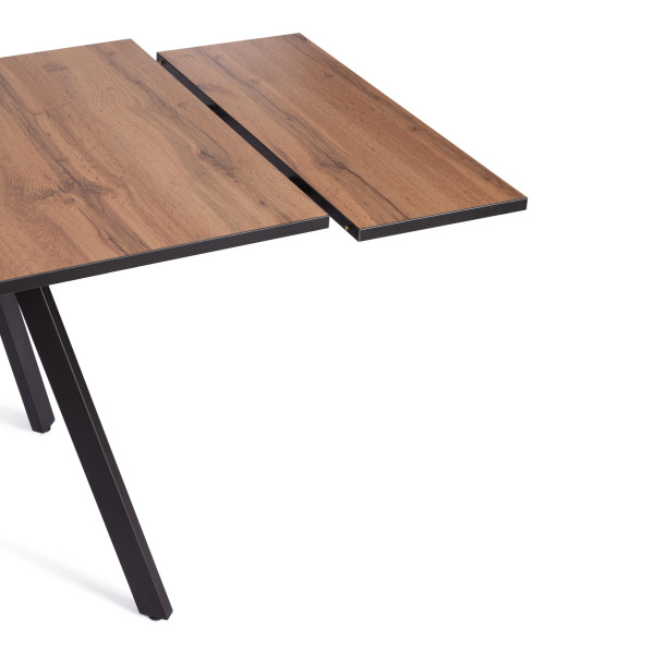 Стол VIGO ЛДСП/HPL/металл,  120 x 80 x 30 х 30 х 75 см, Дуб Вотан/чёрный фото № 8