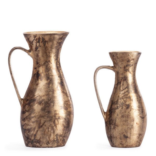 Набор ваз Secret De Maison BUFAMELA ( mod. LS-0227 )  металл: аллюминий, 10 х 15 х 27 см, 12 х 19 х 32 см, золотой фото № 2