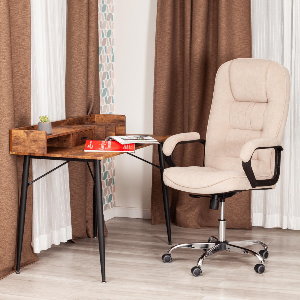 Кресло СН9944 (22) хром флок , бежевый, 7 фото № 12