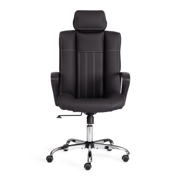 Кресло OXFORD хром кож/зам, черный, 36-6 фото № 5
