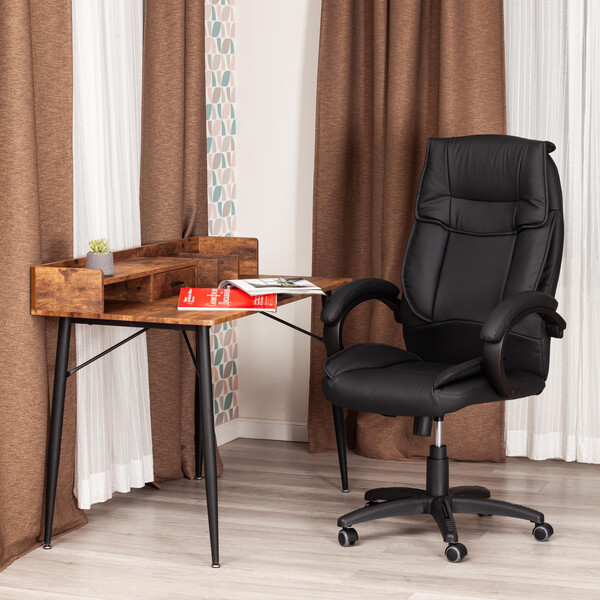 Кресло OREON кож/зам, черный, 36-6 фото № 14