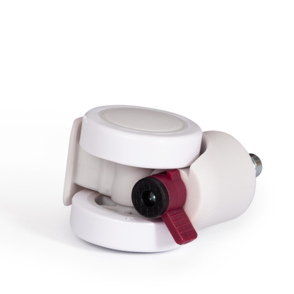 Набор серых роликов ПУ с отключ. блокировкой, 6 штук, D11 полиуретан фото № 3