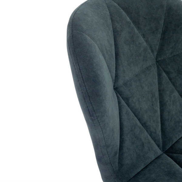 Кресло SELFI велюр Clermon, малахит, 089 фото № 9