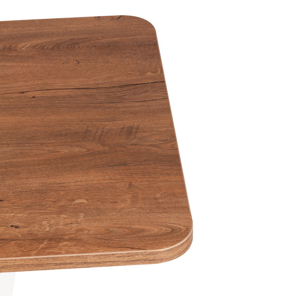 Стол обеденный FOX раздвижной ЛДСП, 68.6x110-145x75 см, Дуб Канзас/Пепел фото № 10