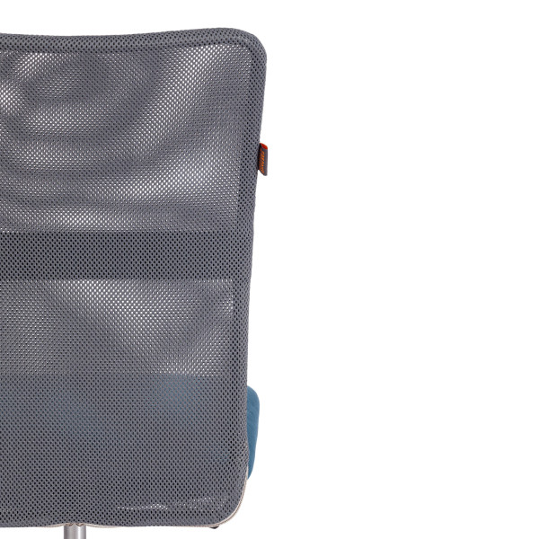 Кресло START флок/ткань, синий/серый, 32/W-12 фото № 9