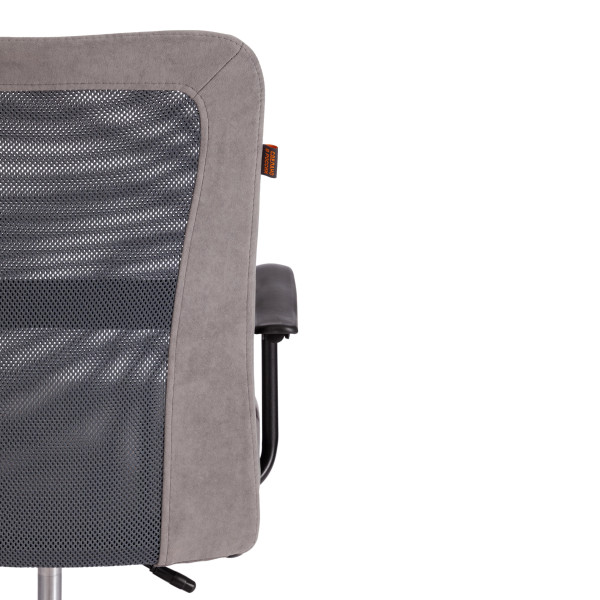 Кресло STAFF флок/ткань, серый, 29/W-12 фото № 9