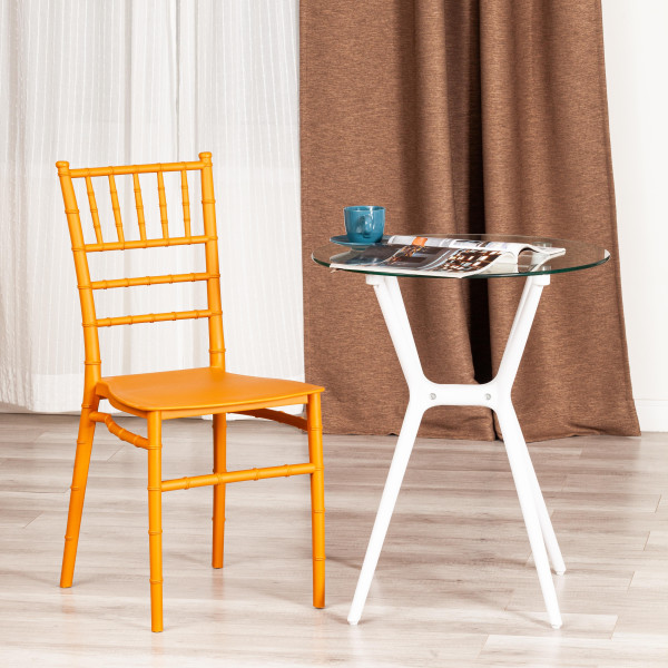 Стул CHAVARI (mod. 101) пластик, 40.5 х 49 х 88.5 см, Golden (Золотой) фото № 11