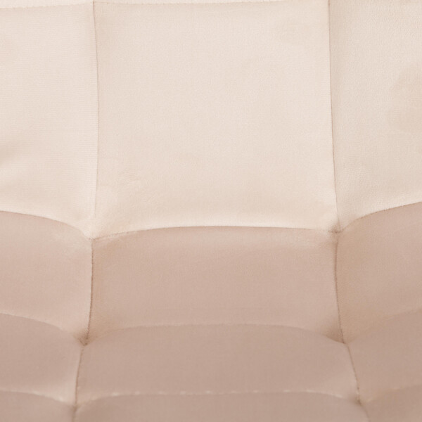 Стул CHILLY (mod. 7094-1) вельвет/металл, 44,5х52,5х86 см, beige (бежевый) HLR2 / белый фото № 7