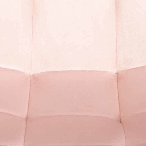 Стул CHILLY (mod. 7094-1) вельвет/металл, 44,5х52,5х86 см, pink (розовый) HLR39 / натуральный фото № 7