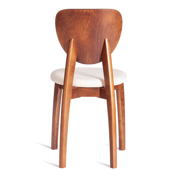 Стул DIAMANTE мягкое сидение бук, 42x42x85см, коричневый, ткань Tenerife Cream фото № 4