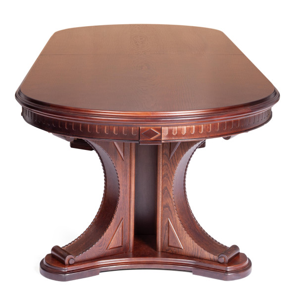 Стол VERSAL овальный бук, мдф, 300 (350/400) х 110 х 78 см, Tobacco фото № 2