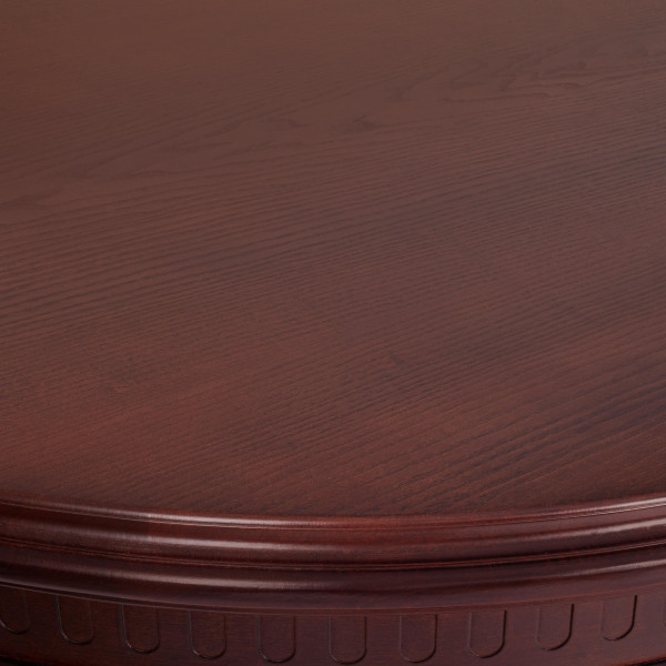 Стол VERSAL овальный бук, мдф, 300 (350/400) х 110 х 78 см, Tobacco фото № 10