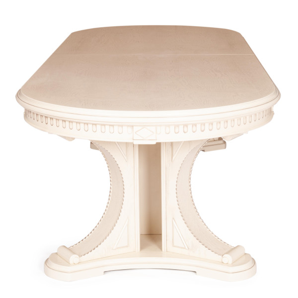 Стол VERSAL овальный бук, мдф, 300 (350/400) х 110 х 78 см, бежевый патина фото № 2