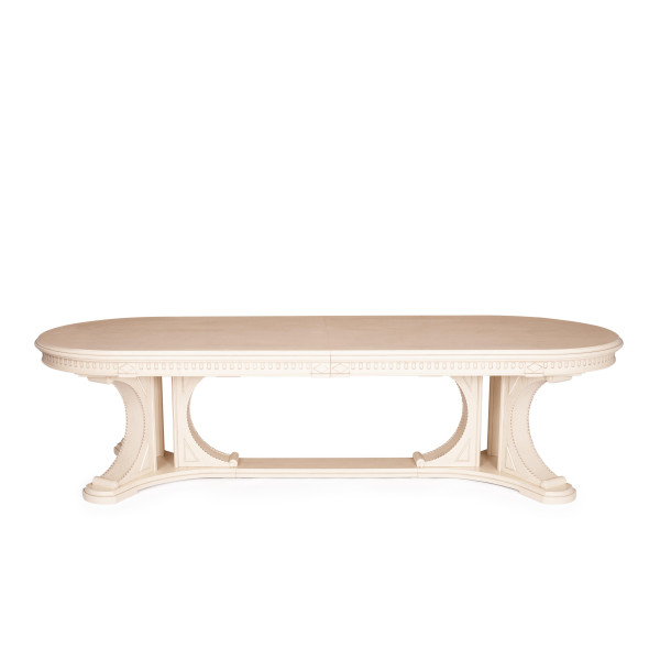 Стол VERSAL овальный бук, мдф, 300 (350/400) х 110 х 78 см, бежевый патина фото № 3