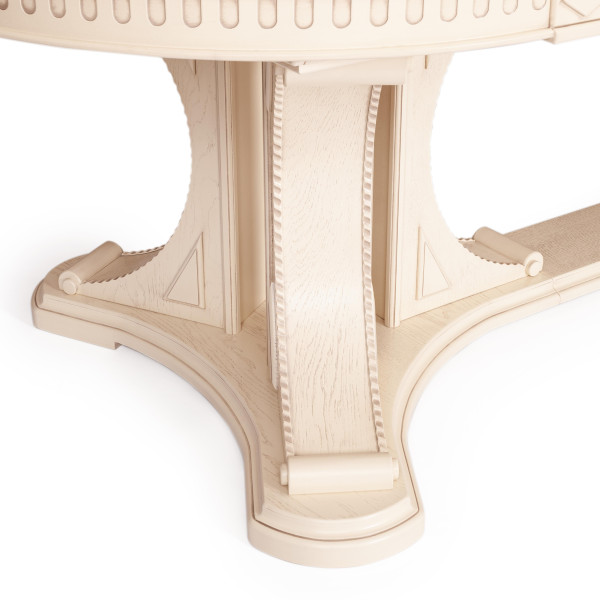 Стол VERSAL овальный бук, мдф, 300 (350/400) х 110 х 78 см, бежевый патина фото № 11