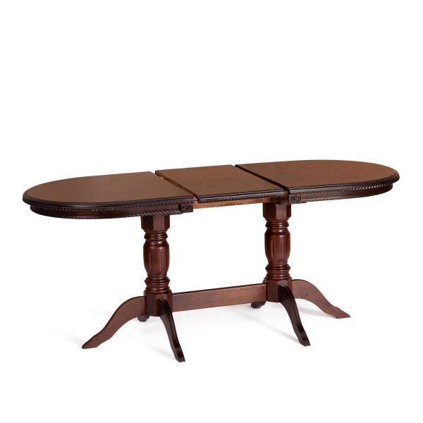 Стол COPPOLA бук, мдф, 140+40x80x77см, Tobacco, узор прямой фото № 5