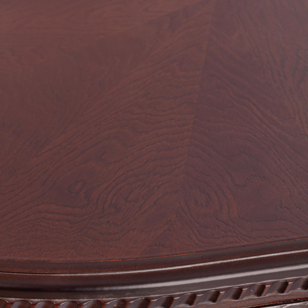 Стол COPPOLA бук, мдф, 140+40x80x77см, Tobacco, узор прямой фото № 10