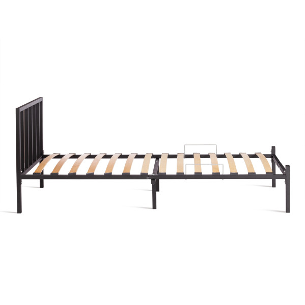 Кровать Bruno металл, 90*200 см, черный фото № 3