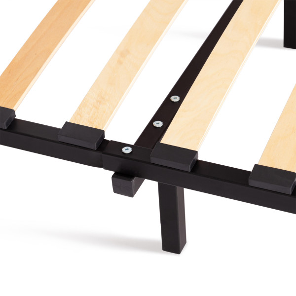 Кровать Bruno металл, 90*200 см, черный фото № 7