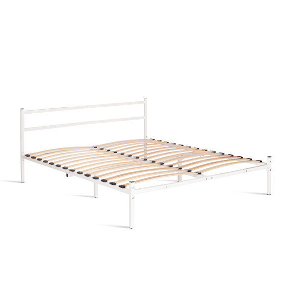 Кровать Marco металл, 160х200см, белый фото № 2