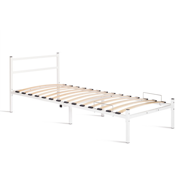 Кровать Marco металл, 90х200см, белый фото № 2