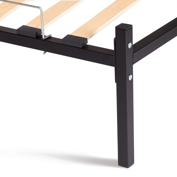 Кровать Bruno металл, 160*200 см, черный фото № 9