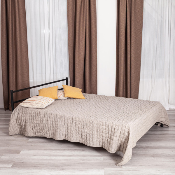 Кровать Marco металл, 160*200 см, черный фото № 10