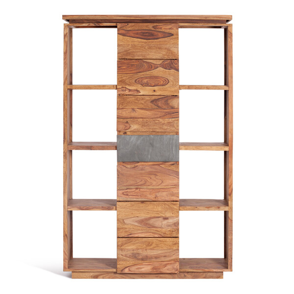 Книжный шкаф Secret De Maison ROSEWOOD ( mod. GK9808-192 ) палисандр, 120*40*192 см, Natural tinted (натуральный тонированный) фото № 5