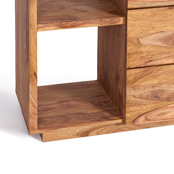 Книжный шкаф Secret De Maison ROSEWOOD ( mod. GK9808-192 ) палисандр, 120*40*192 см, Natural tinted (натуральный тонированный) фото № 9