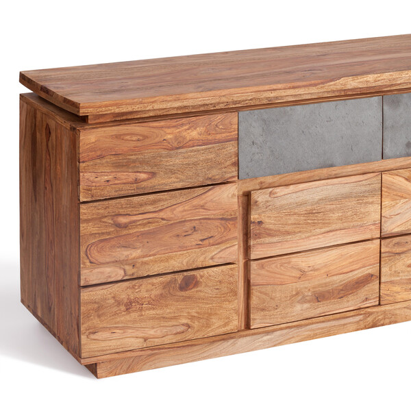 Комод Secret De Maison ROSEWOOD ( mod. 9802 ) палисандр, 175*45*72 см, Natural tinted (натуральный тонированный) фото № 6