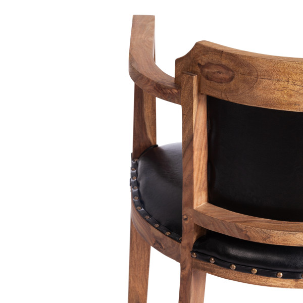 Кресло Бомбей ( CW-6374 ) NEW палисандр, 60х53х84см, Natural tinted (натуральный тонированный) фото № 9