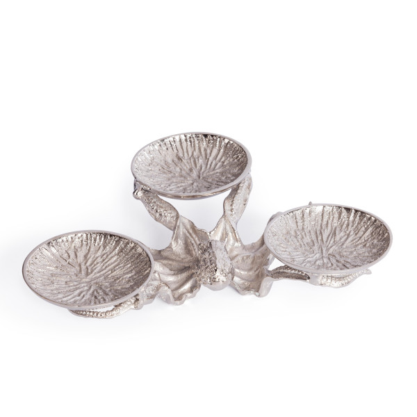 Монетница Secret De Maison OCTOPUS3 ( mod. 9613 ) алюминиевый сплав, 35,5x28x6,5 см, никель/nickel фото № 4