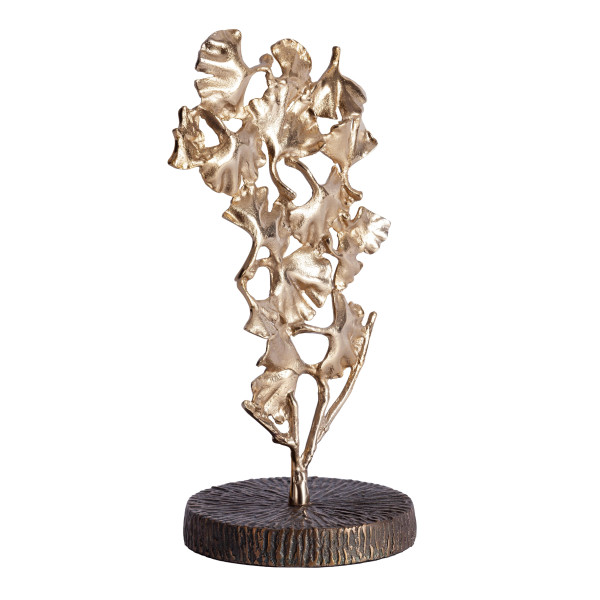 Декор Secret De Maison LEAF8 ( mod. 9817 ) алюминиевый сплав, 21x15x36 см, латунь, золото/brass, gold фото № 3