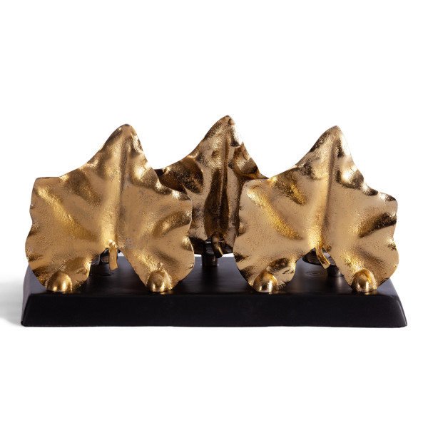 Подсвечник Secret De Maison MAPLE2 ( mod. 9374 ) алюминиевый сплав, 40,5x16,5x17,75 см, золотой, черный/gold, black powder coated фото № 3