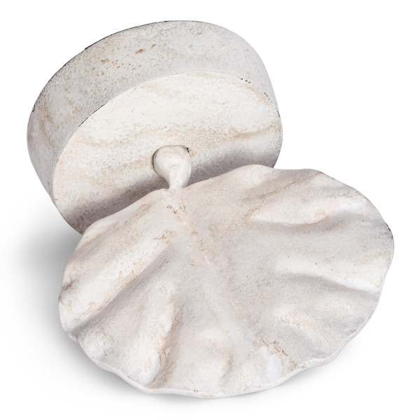 Декор Secret De Maison LEAF4 ( mod. 9762 ) алюминиевый сплав, 14x10x15,5 см,  белая платина/white antique plating фото № 5