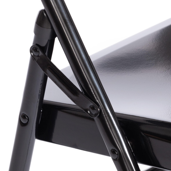 Стул складной FOLDER (mod. 3023(II)) металлический, 465Wx480Dx750H, (Black) фото № 9