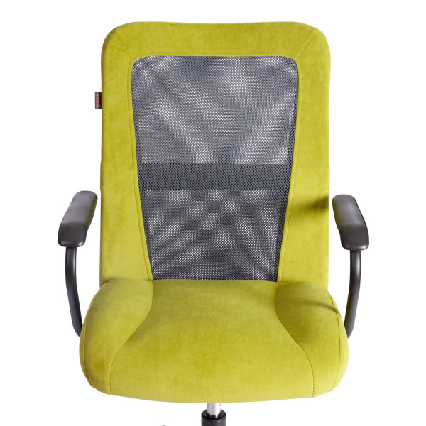 Кресло STAFF флок/ткань, олива/серый, 23/W-12 фото № 6