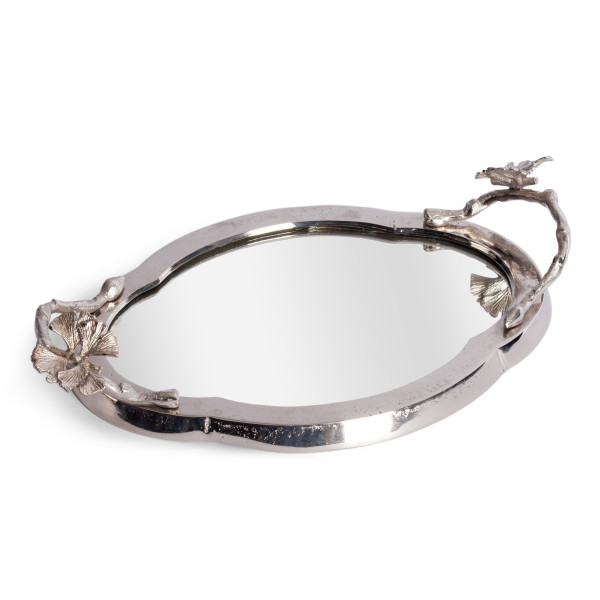 Поднос Secret De Maison MAPLE1 ( mod. 9557 ) алюминиевый сплав, 45,75x28x10 см, никель/nickel фото № 4