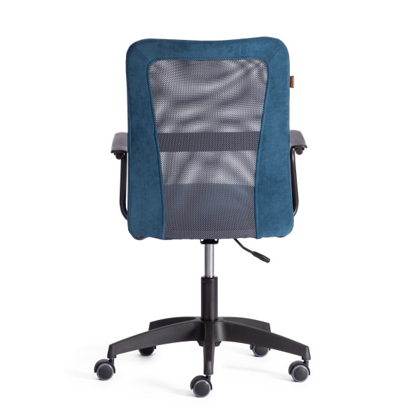 Кресло STAFF флок/ткань, синий/серый, 32/W-12 фото № 4