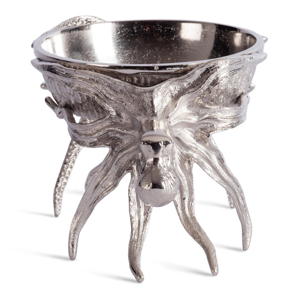 Монетница Secret De Maison OCTOPUS1 ( mod. 9608 ) алюминиевый сплав, 20,5x15,5x13 см, никель/nickel фото № 3