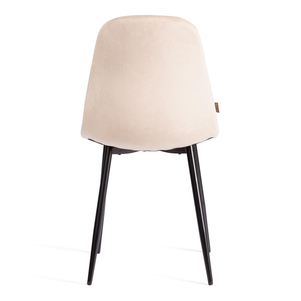 Стул BREEZE (mod. JSC-58) вельвет/металл, 44 х 53 х 86 см, creamy (кремовый) HLR 5 / черный фото № 4
